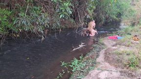 Strangers Are Caught Having Sex at the Waterfall.
