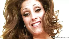 Big natural tits POV blowjob and titty fuck
