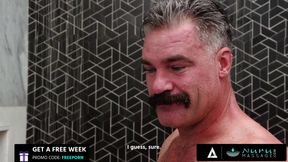 NURU MASSAGE - Tessa Thomas Joins Contractor In Shower For Slippery Hardcore Fuck