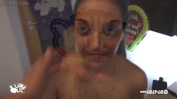 Amateur German brunette teen hardcore compilation