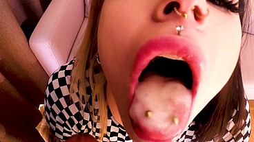 Big Titted Belgium College Girl First BBC Sloppy Deepthroat POV
