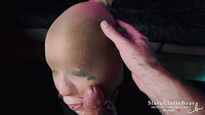 Slutty siren gets ravaged and roughed up while rocking pantyhose headgear