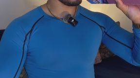 My Husky Morning Chug Before my Thick Oiled up Body Play