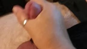 Miss M helpless cock bound with stockings and edging