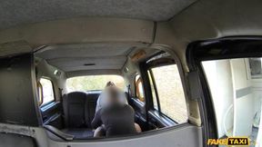 British BBW rides big dick in famous taxi