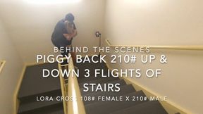 Piggyback 210 lb lift and carry up and down stairs uncut