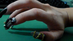 Drumming my long nails