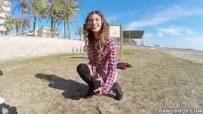 Crazy Banging On Beach - Julia Roca