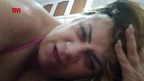 he wanted to fuck and hit on his brother-in-law when his boyfriend arrived and ruined his joy, the meek cuckold took it and gave his girlfriend what she wanted with lots of anal sex.
