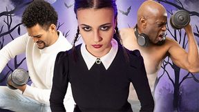 SLUTTY WEDNESDAY IS CHEATING on her BF WITH BIG BLACK COCK