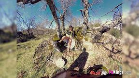 submissive servant awards her lord with a great medieval blowjob and fuck