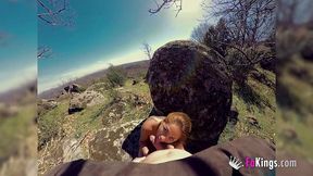 submissive servant awards her lord with a great medieval blowjob and fuck