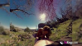 submissive servant awards her lord with a great medieval blowjob and fuck