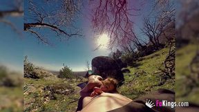 submissive servant awards her lord with a great medieval blowjob and fuck