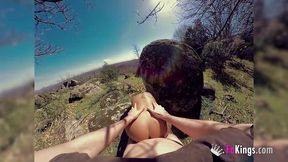 submissive servant awards her lord with a great medieval blowjob and fuck
