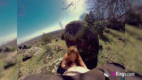 submissive servant awards her lord with a great medieval blowjob and fuck