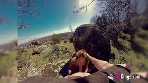 submissive servant awards her lord with a great medieval blowjob and fuck