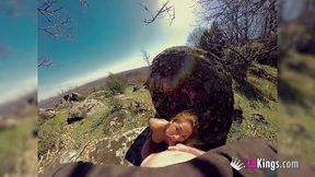 submissive servant awards her lord with a great medieval blowjob and fuck