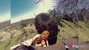 submissive servant awards her lord with a great medieval blowjob and fuck