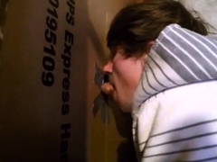 Twink takes the cum in his mouth at homemade GH swallows