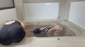BTS - filming my stepsister fucking underwater