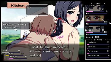 Mature Miyuki enjoys dry hump and ass play in racy game night