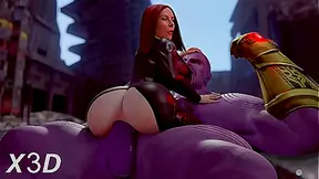 Black Widow 2: Busty Milf in Tight Suit Dominates Without Limits