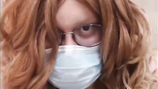 Sissy unsheathed in public supermarket