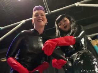 Trailer - Latex Dommes Invite U To Suck Their Biggest Thong Ons