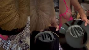 je deguste le bon sperme de mon gangbang humm