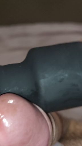 The cock itself cums , the sperm flies out , the cock twitches, the buzz is strong!   Clip 3