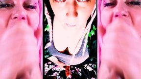 you want to lick my cock and taste my precummies shemale joi cei by goddess lana