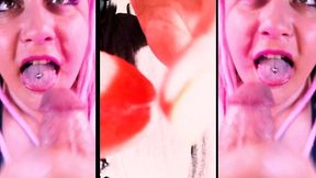 you want to lick my cock and taste my precummies shemale joi cei by goddess lana