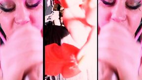 you want to lick my cock and taste my precummies shemale joi cei by goddess lana