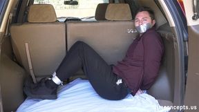 Tied Up Brad Sterling Goes For A Car Ride To More Ropes And Less Clothes! 1080p Version