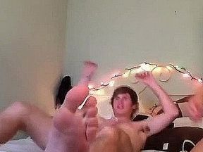 Blonde prom queen first time