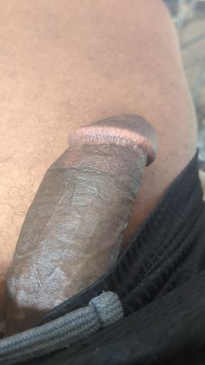 Bbc jerking my big dick until I shoot sperm.