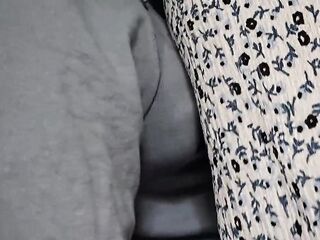 This playgirl Accidentally Touch Stranger's Rod Inside Teach. This chab Slide His Weenie Underneath Her Skirt and Cum