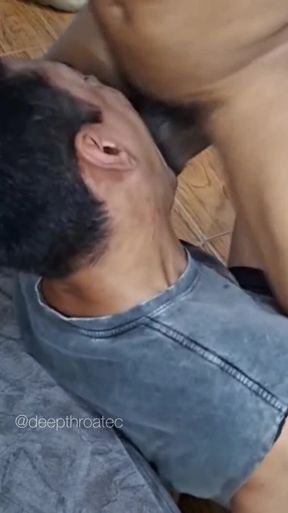 Lunge with His Huge Cock