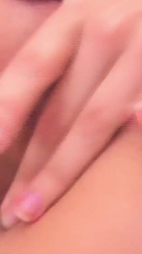 Bubble Ass Brunette Cofi Milan Strokes That Sweet Pussy &amp; Nipples!   Clip 1
