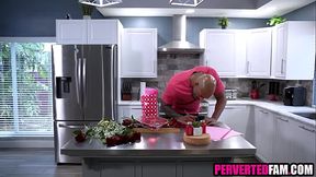 Ebony stepdaughter gives stepdad Valentine'_s Day present