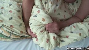 Ripe old broad gets ravaged like a dirty streetwhore by some sleazebag