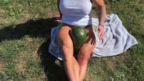 Muscle MILF Kandys Watermelon Crush Domination