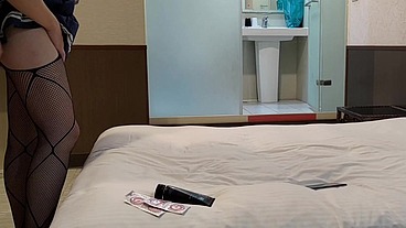 Original clip of Taiwan sissy slut yahui playing with guy and giving blowjob