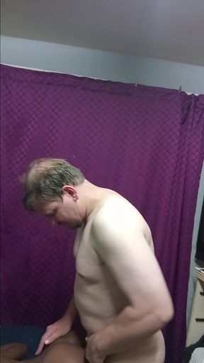 Black Slut Gives Nice Blowjob, Get Fucked Doggystyle and Then Give Nice Handjob with Happy Ending