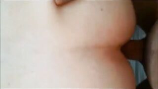 Amateur babe gets his tight ass drilled and filled with hot jizz