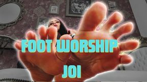 Foot Worship JOI Countdown, Leather Matriarch Ezada Sinn controls your release