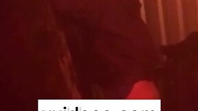 Transgender women enjoying glory hole blowjobs