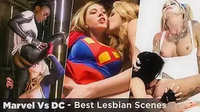 Marvel Vs DC Best Lesbian Scenes, Scene #01