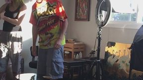 Behind the Scenes Studio Setting Up in Slow Motion